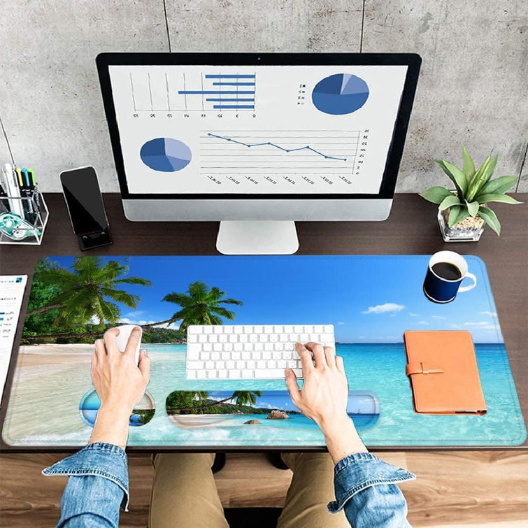 Highland Dunes Lettunich Rubber Desk Pad Wayfair